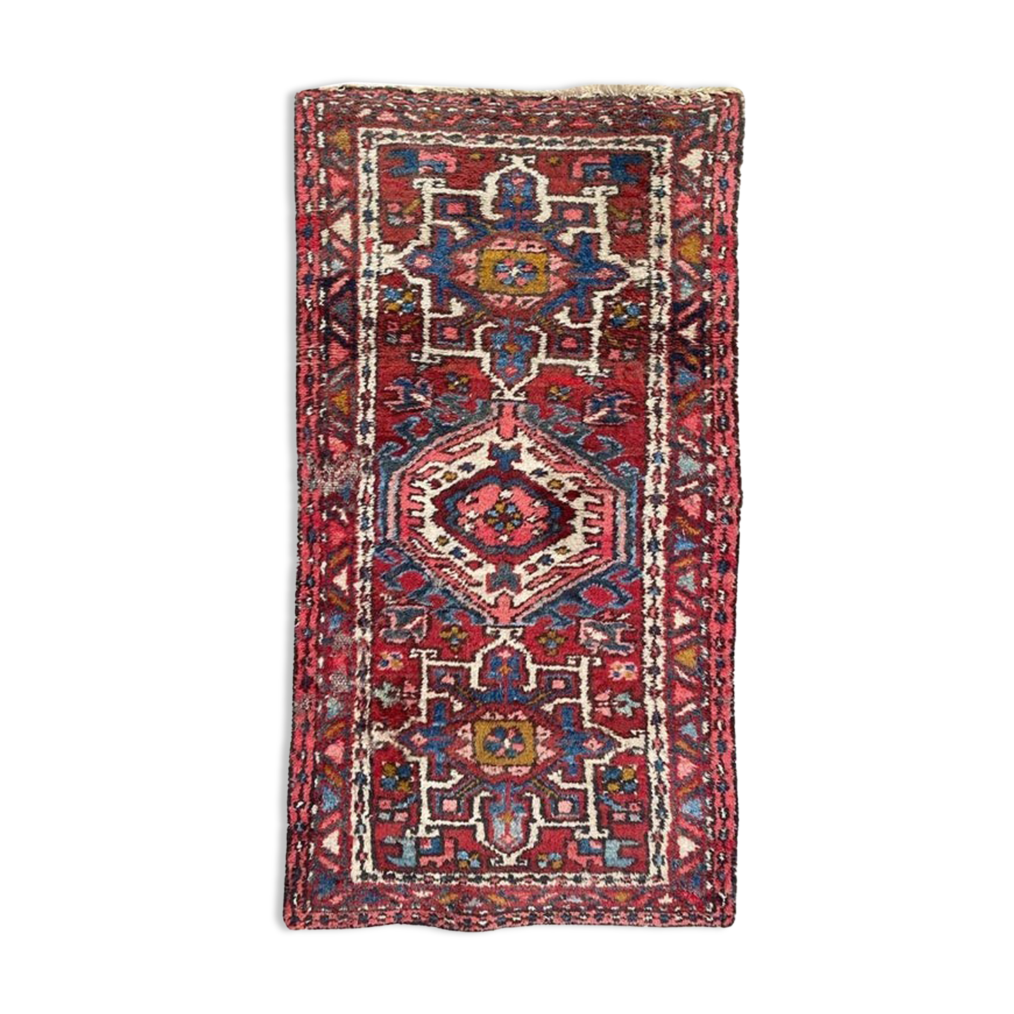 Mid-century Heriz carpet 116x62 cm