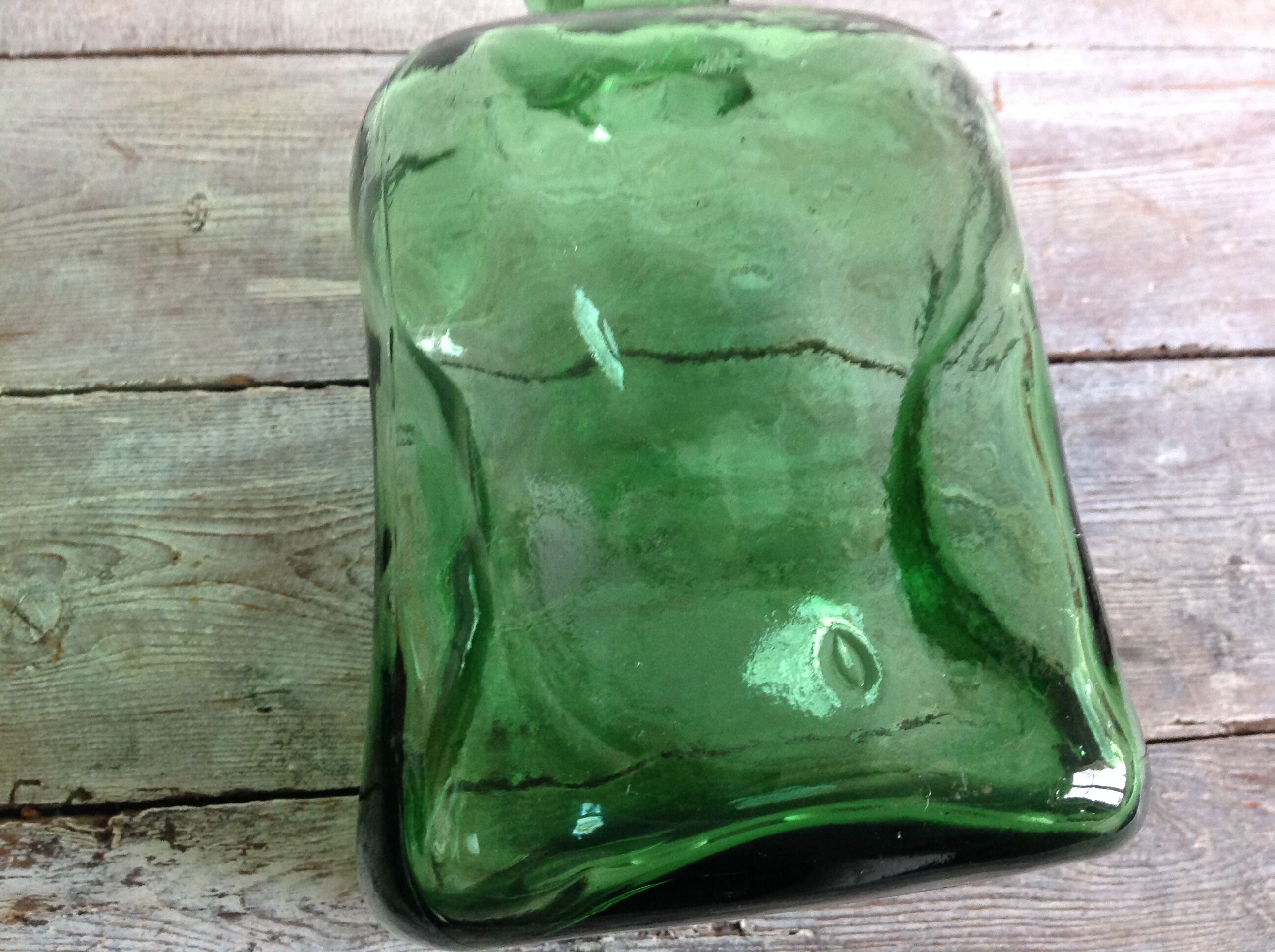 Carafe verte vintage