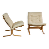 Pair of Siesta armchairs, Ingmar Relling, Westnofa, Norway, 1970s