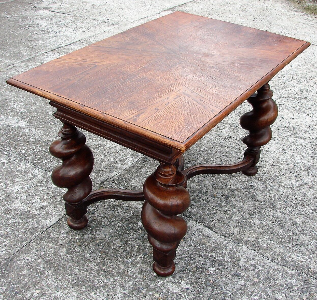 Oak table, 1950s