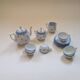 Tea set, 6 cups and 11 bowls