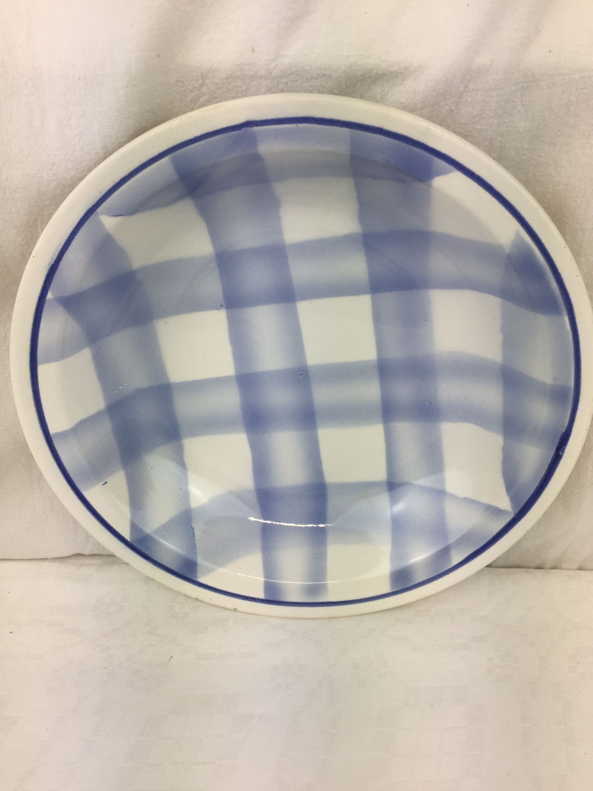 Old artisanal dish made in France not stamped