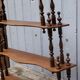 Wooden shelf turned late XIX