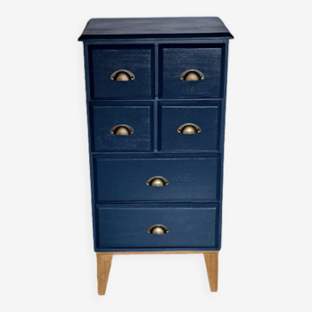 Rød Sødgren blue ganne chest of drawers