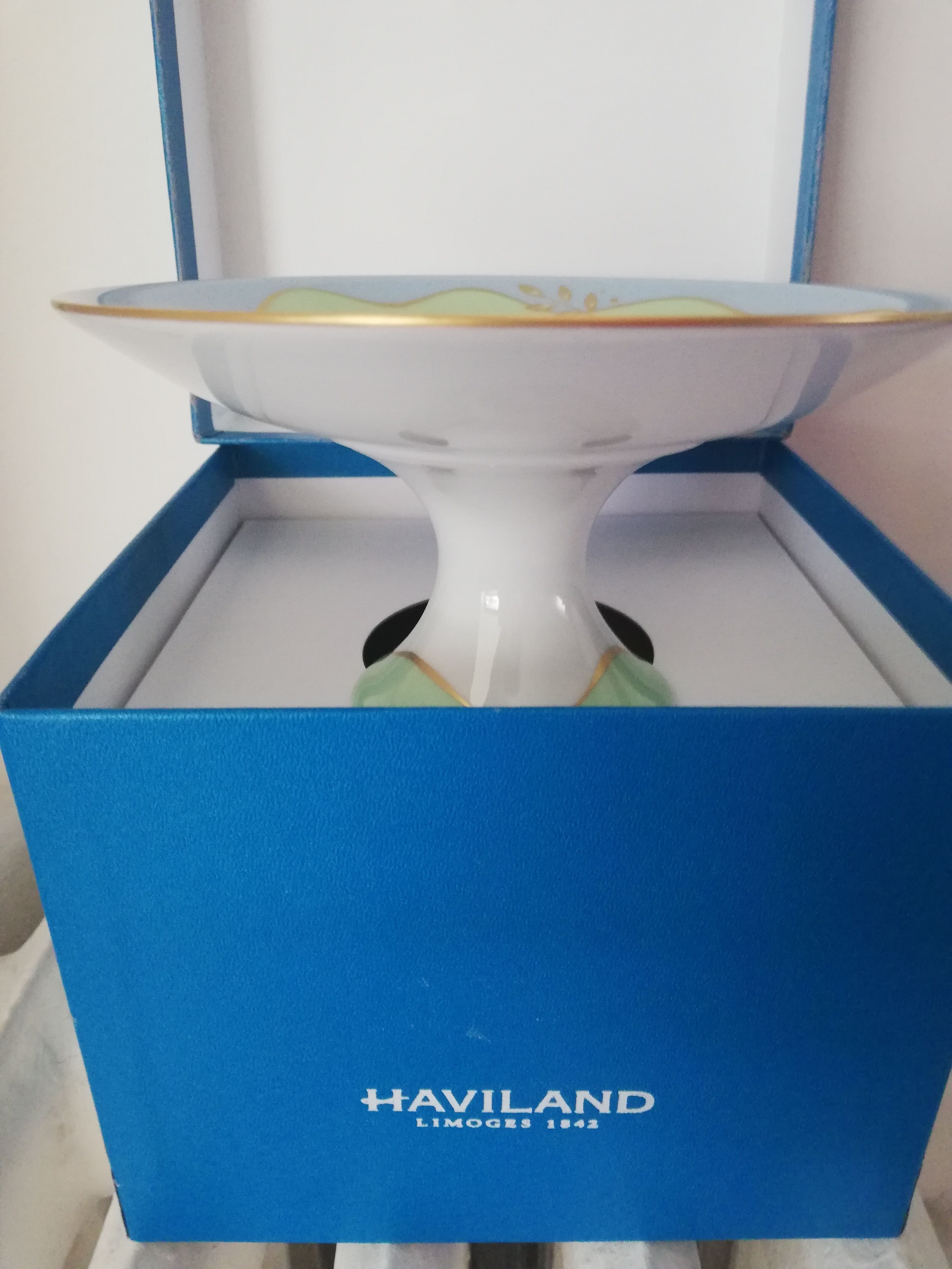 Stand cup porcelain Haviland Limoges