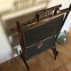 Orientable bamboo fireplace screen orientable Asian décor