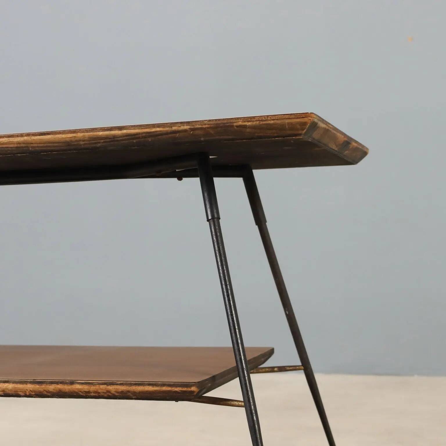 Vintage coffee table in laminated wood, design, Italy, 1960s