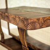 Pearwood Vanity Table with Mirror, 1900s