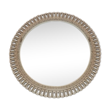 Wooden round mirror 46x46cm