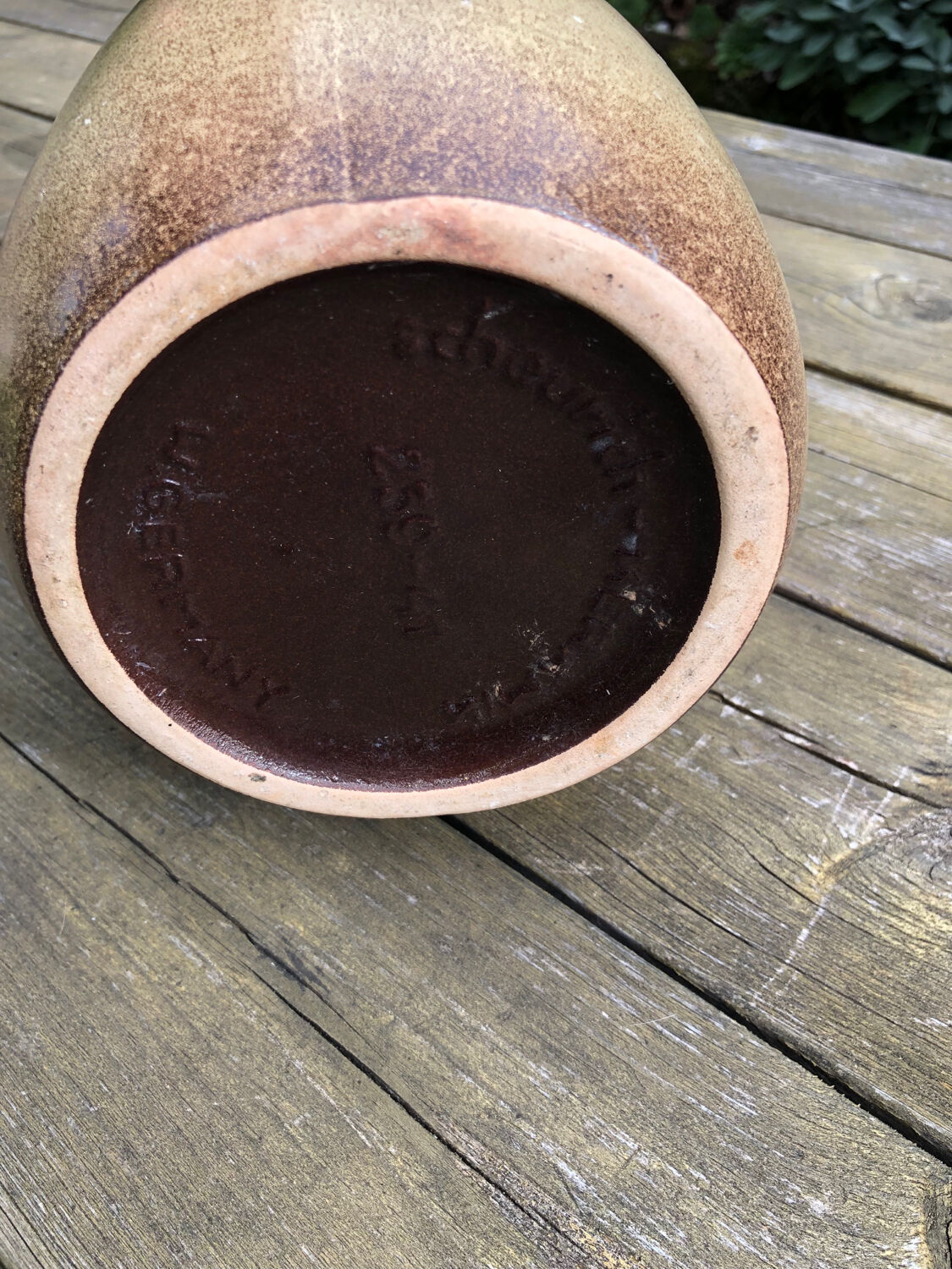 Enamelled vase W. Germany