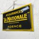 La national enamel plate
