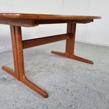 Extendable teak dining table from Dyrlund, Denmark 60s