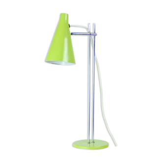 Lampe de table en métal vert par Lidokov, Tchécoslovaquie 1960s