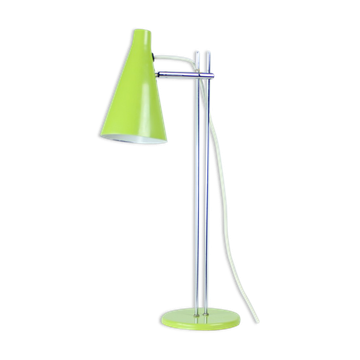 Lampe de table en métal vert par Lidokov, Tchécoslovaquie 1960s