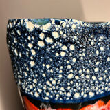 Large lava vase Vallauris 1960s