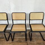 Series of 4 chairs b32 Marcel Breuer 1970