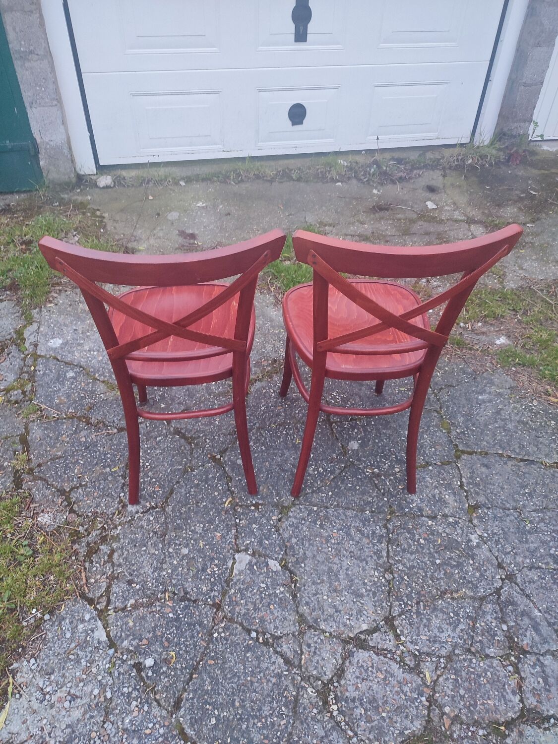 2 bistro chairs