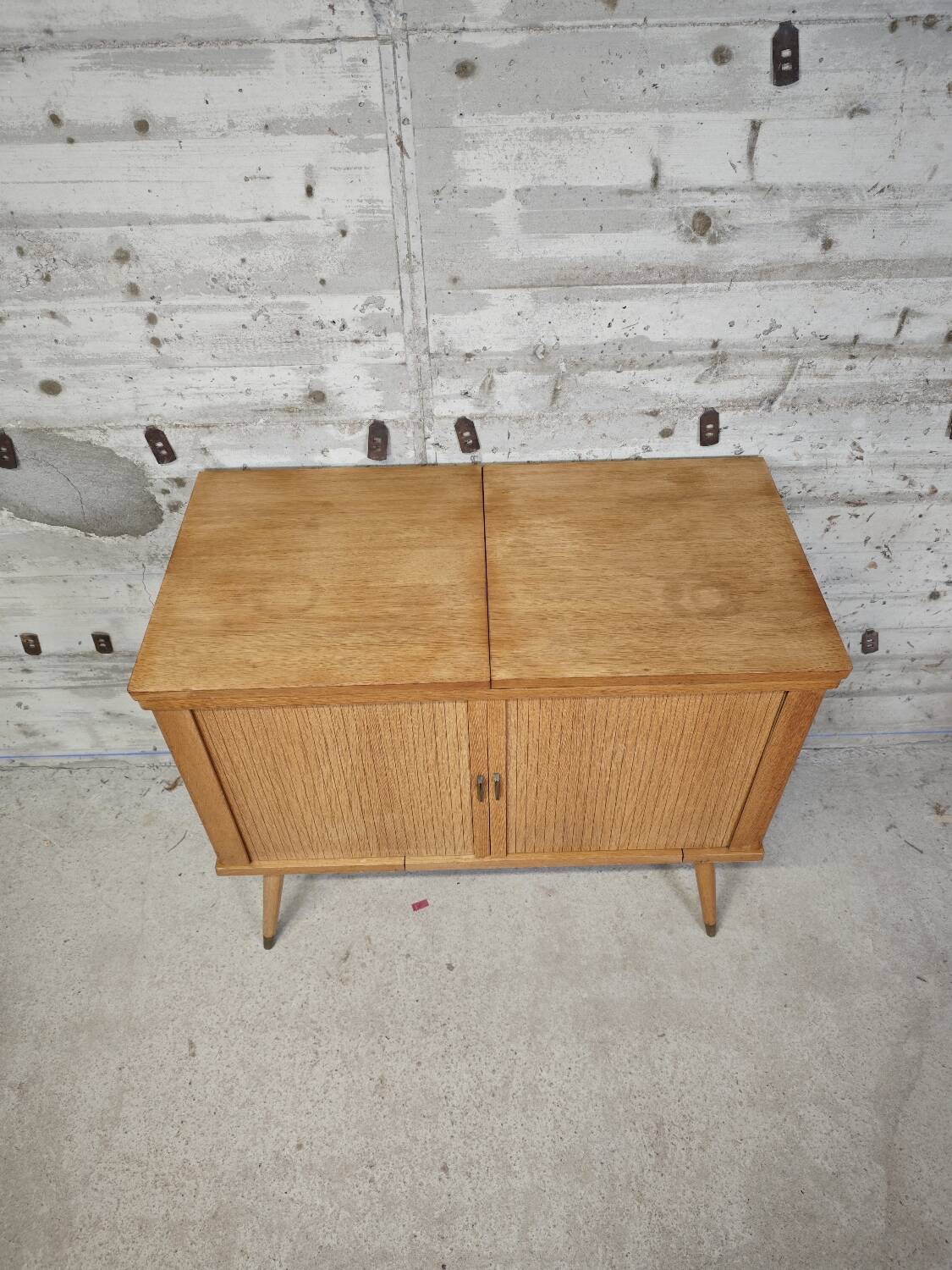 Old sewing machine cabinet