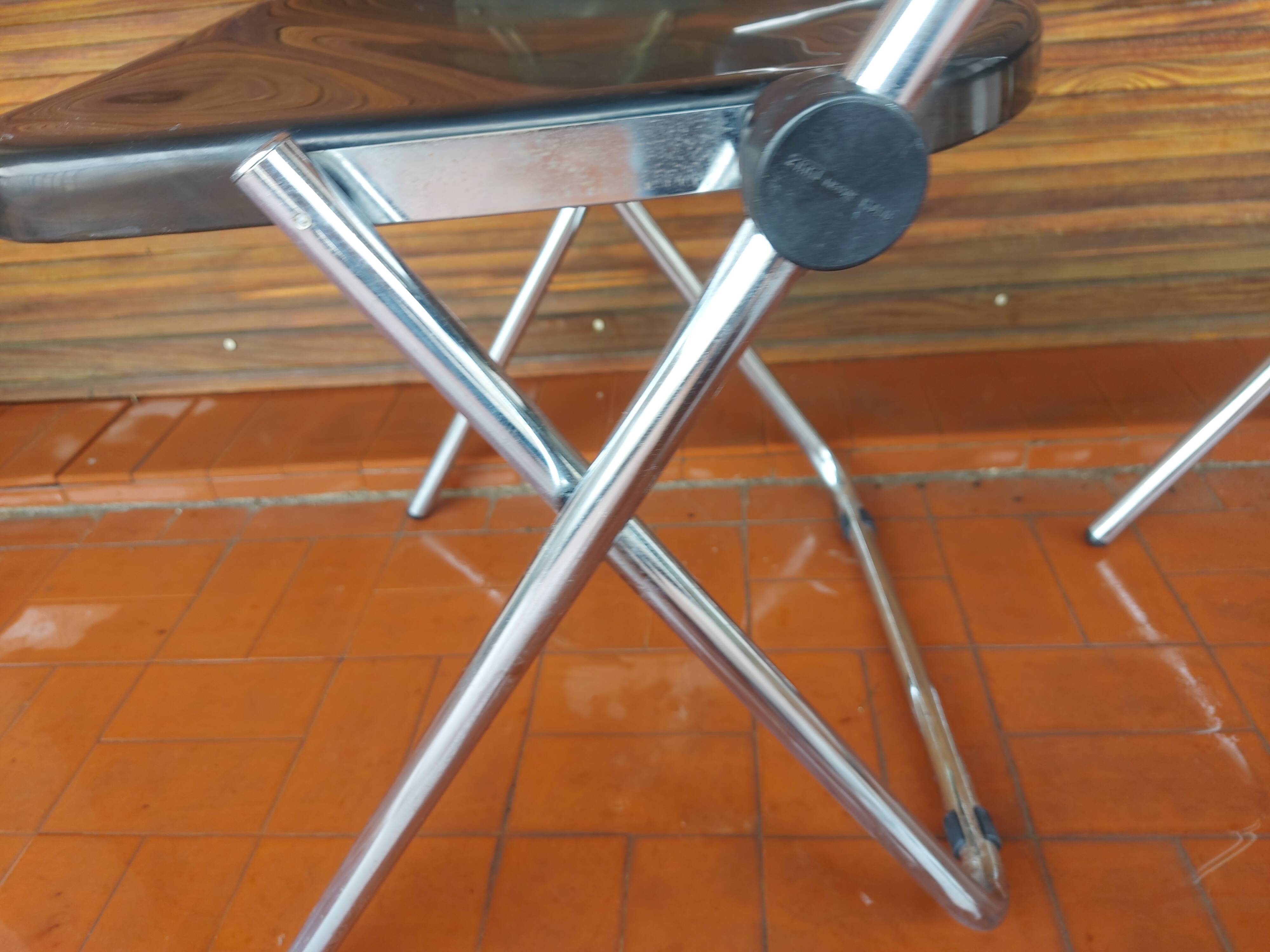 2 folding chairs in plexi , Itialienne , 2inn in Lissone