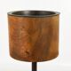 Modern Chandelier by Carl Aubock in Walnut and Leather, Austria, 1950s