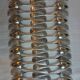 24 antique silver-plated cutlery sets