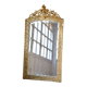 Large antique gilded mirror in the Baroque style