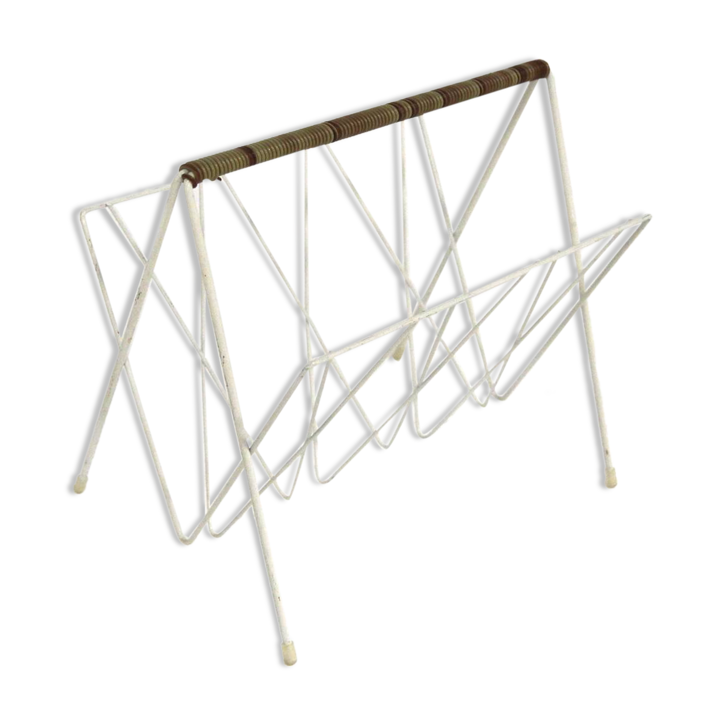 Metal magazine rack, Sweden, 1950