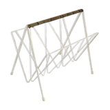 Metal magazine rack, Sweden, 1950