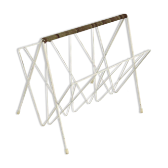 Metal magazine rack, Sweden, 1950