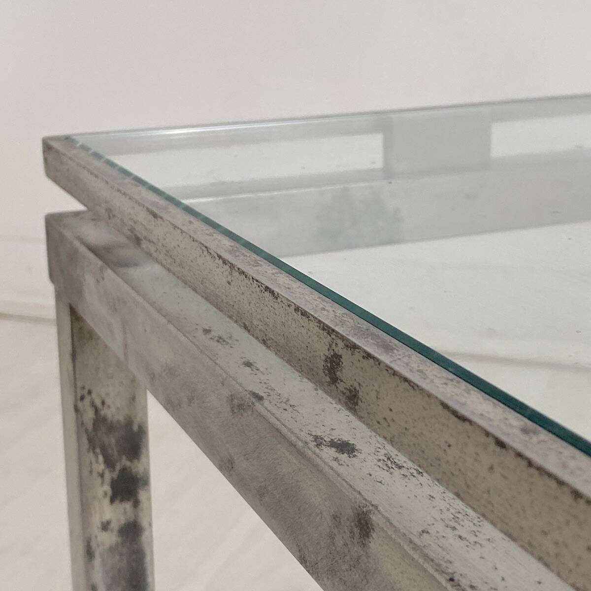 Table basse maison Jansen vintage 70's design Guy Lefevre