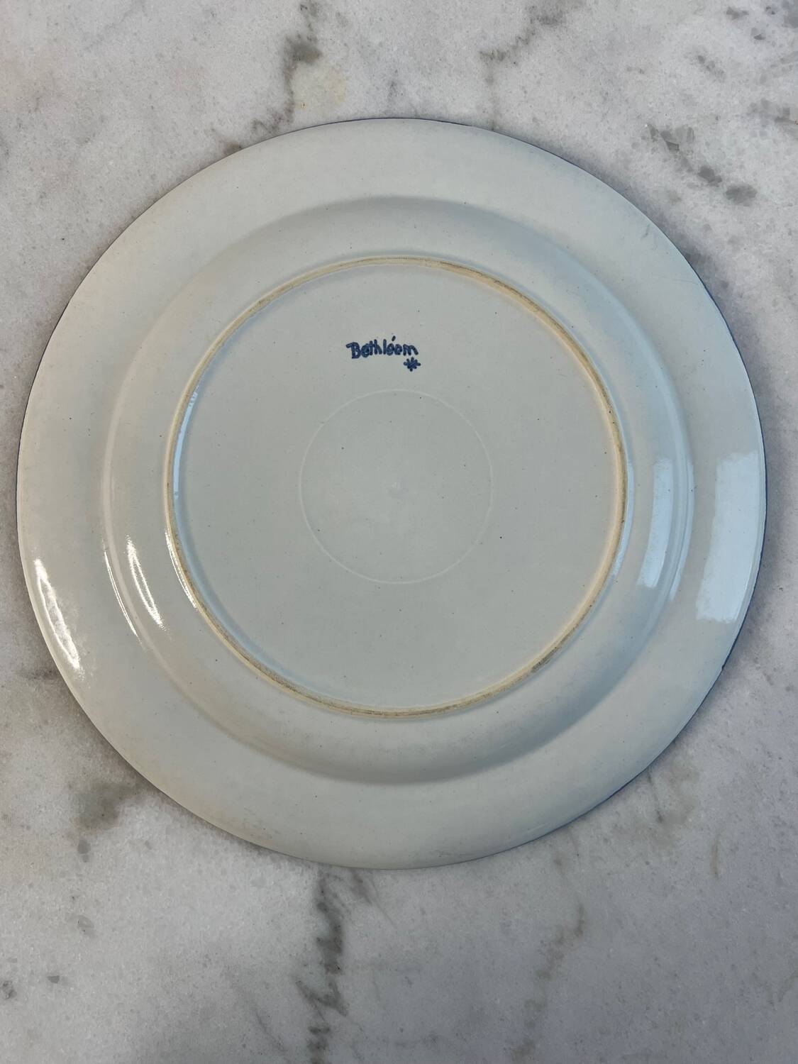 Hand-painted dinner plate