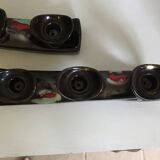 Pair of ceramic candlesticks