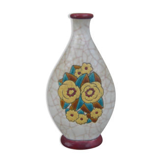 Longwy ceramic soliflore vase