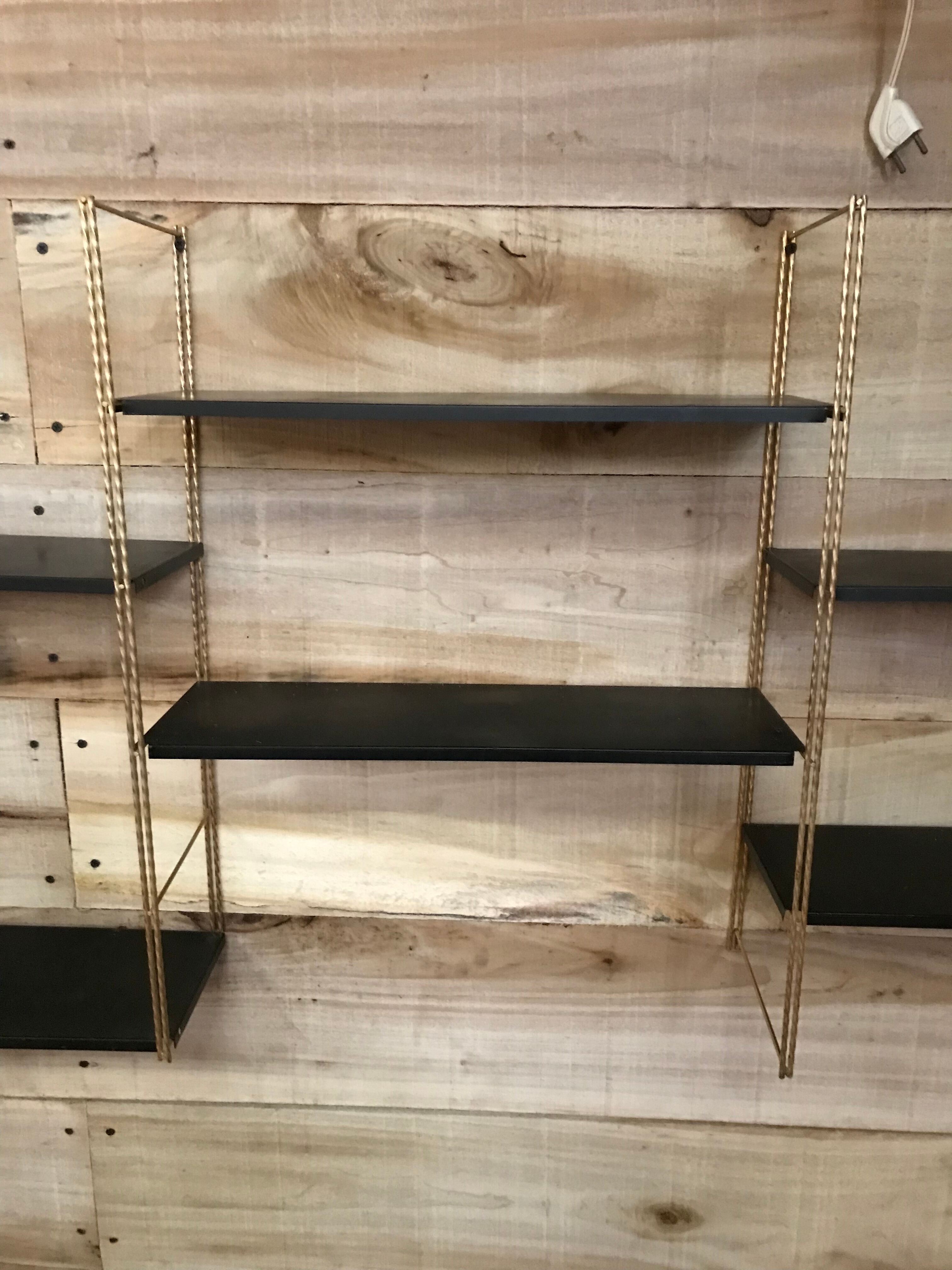 Wall shelf string vintage 60