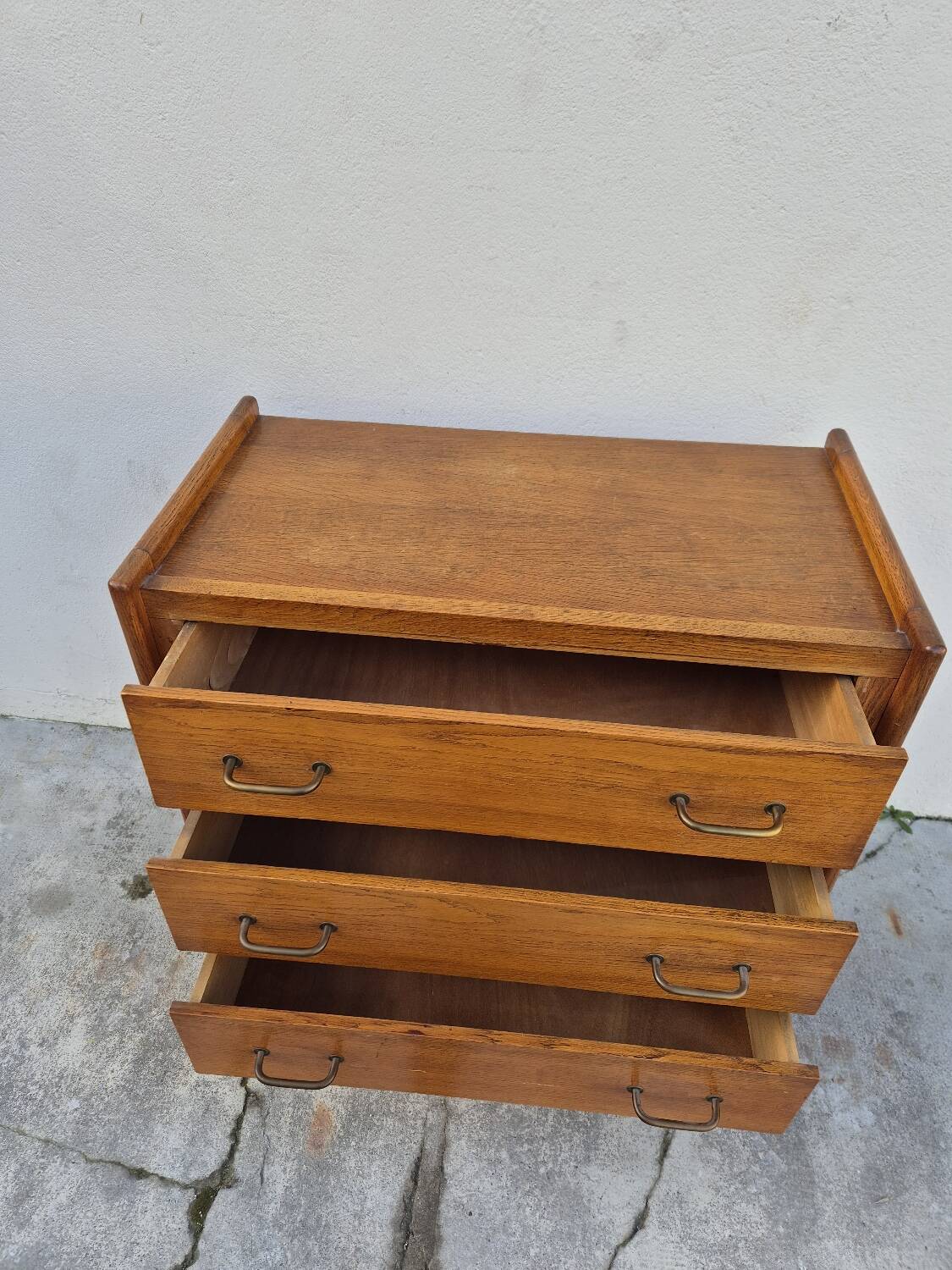 Commode vintage design pieds compas 1950s