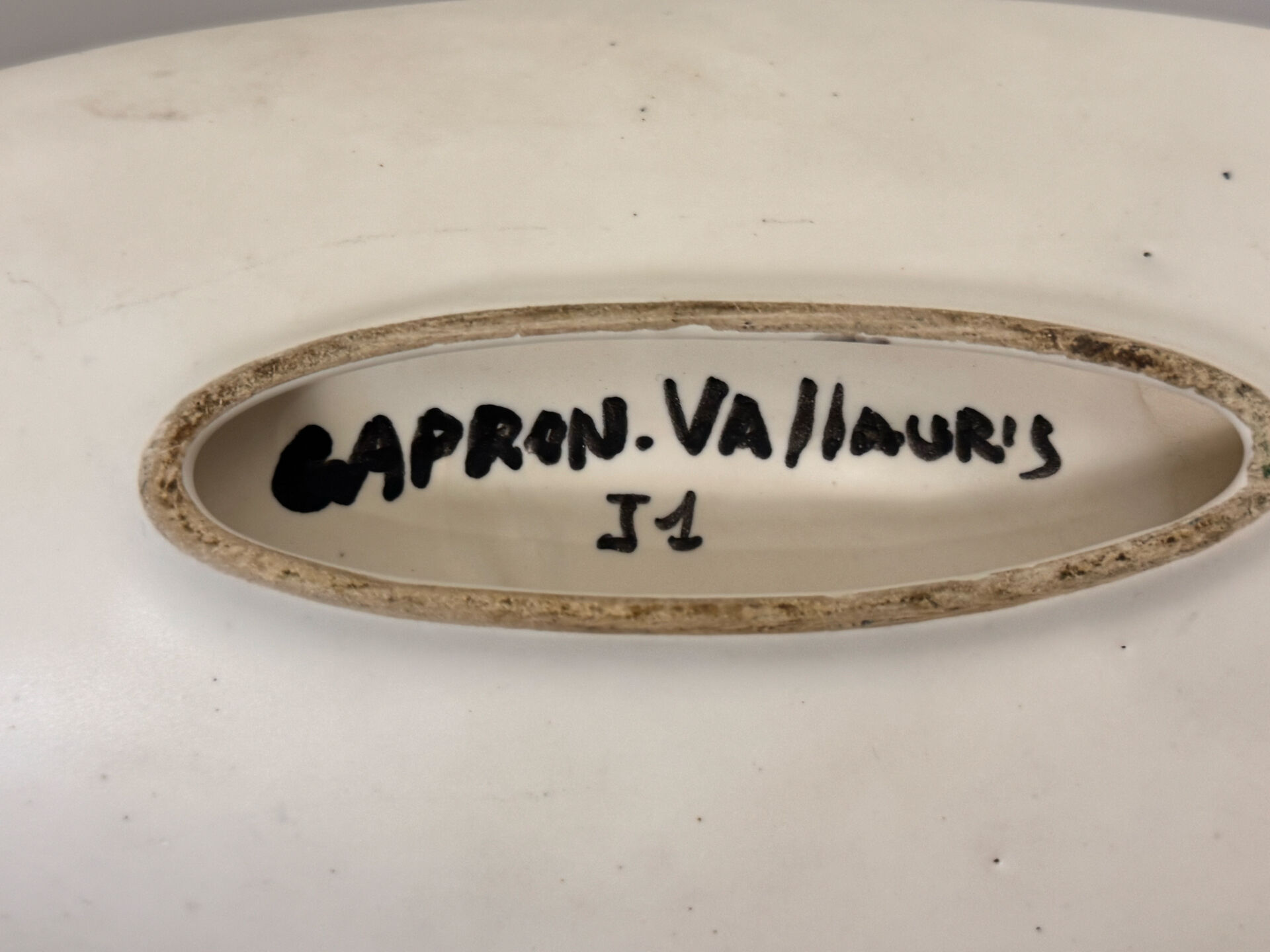 French cut ceramic Capron