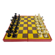 Vintage 80s Latvian Travel Magnetic Chess Set Complete with Pieces and Board