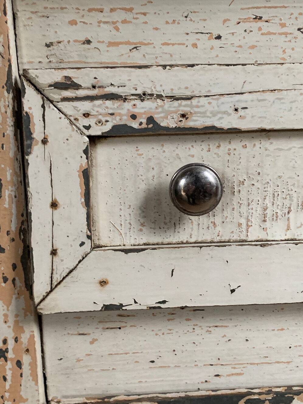 Vintage patinated Parisian chest of drawers