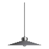 Pendant lamp sound m graphite strcture ⌀40cm herstal
