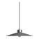 Pendant lamp sound m graphite strcture ⌀40cm herstal