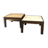 Pair of Flair coffee tables circa 1972