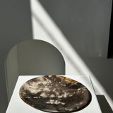 Dish in petrified wood