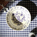 Saladier, décor à l'oignon, ceraminter made in italy - diam 29 cm
