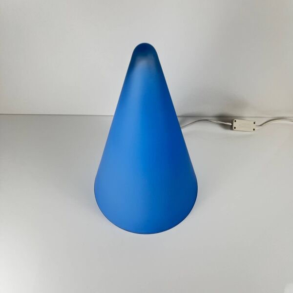 Lampe de table Teepee bleu XXL SCE Habitat, 1980-90