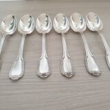 Set of 6 large old boulenger spoons