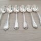 Set of 6 large old boulenger spoons