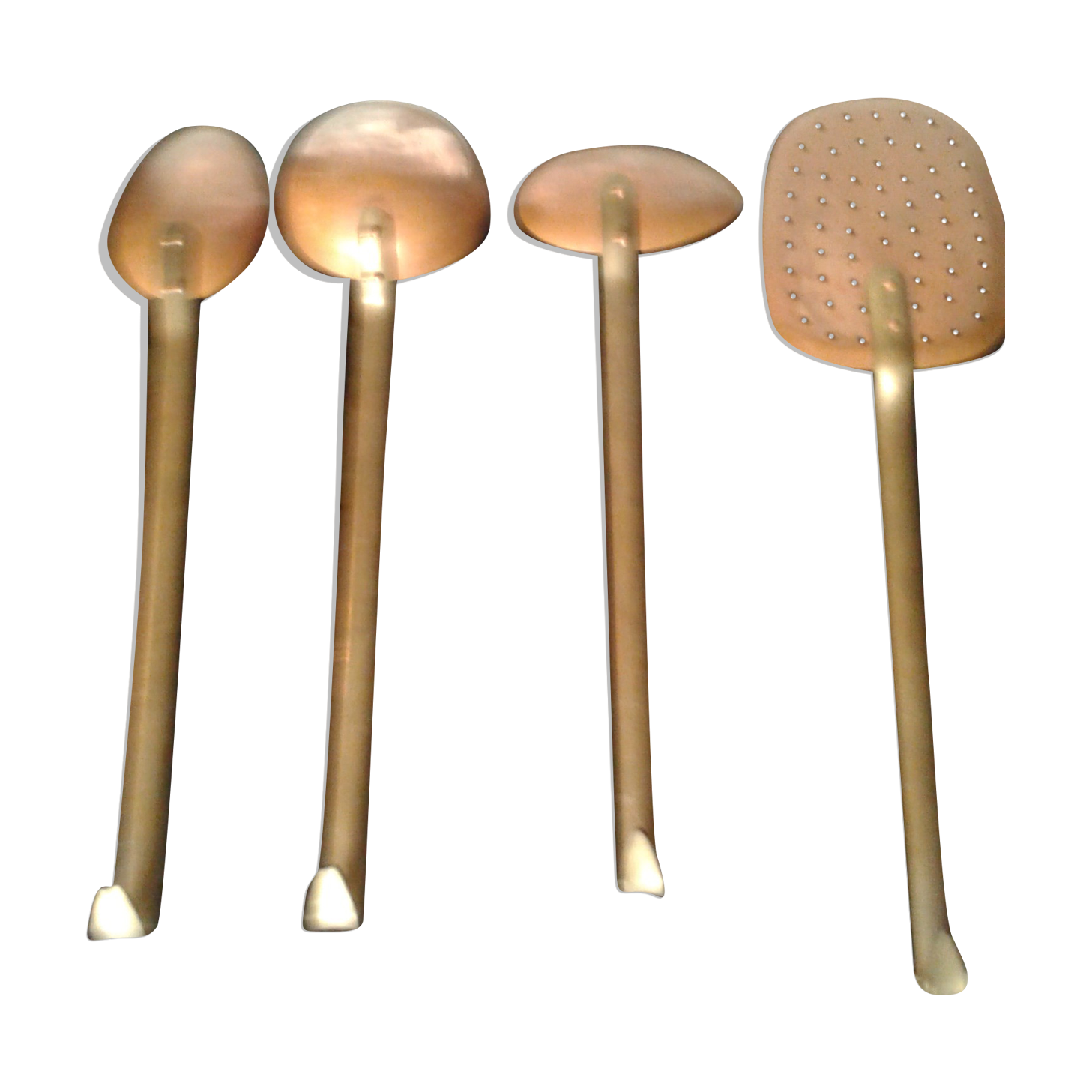 Set of 4 vintage copper cookware
