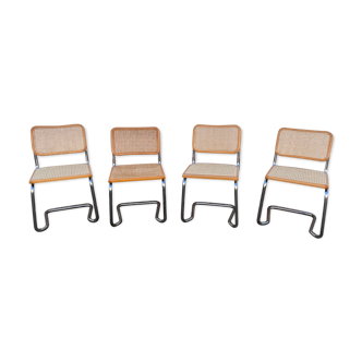 Lot de 4 chaises 1950