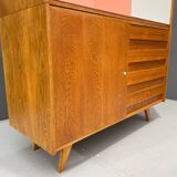 Meuble U-450 en Chêne par Jiří Jiroutek pour Interiér Praha, Tchécoslovaquie, 1