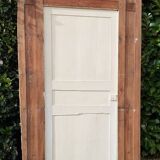 Cupboard door h201.5xl91.5cm with its 19th century molded frame